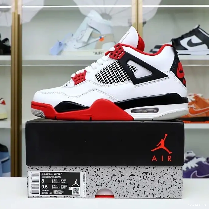JORDAN RED' 4 Kimikick 'FIRE AIR RETRO 2012 0522